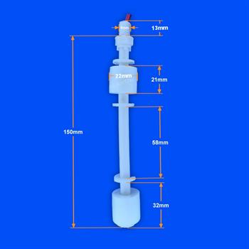 فلوتر تشخیص سطح مایعات LEVEL 150MM DOUBLE PLASTIC