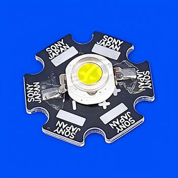 ال ای دی زرد LED 1W YELLOW+PCB