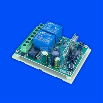 گیرنده 2 کانال جعبه سفید  RF RECEIVER 315MHZ DC6-48v