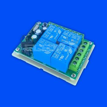 گیرنده 4 کانال جعبه سفید  RF RECEIVER 315MHZ DC12V